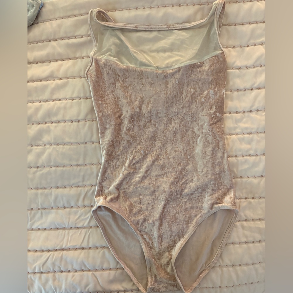 Yumiko Light Pink Velvet and Mesh